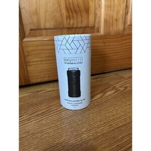 Brumate Hopsulator Slim Insulated Can Cooler Limited Edition Leopard Onyx Black